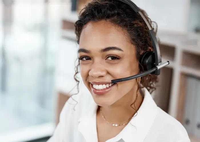 Brandon FL. Landscaping 33 A Brandon landscaping customer representative, a nice looking woman in a white shirt